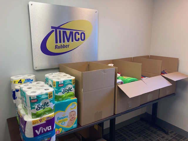 Timco Rubber Provides Food Donation for Berea Community Outreach Food Pantry